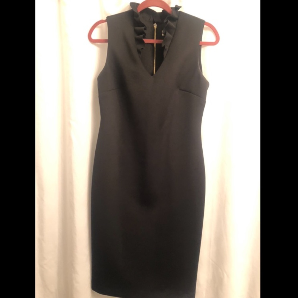 Calvin Klein Black scuba dress size 8 WORN ONCE